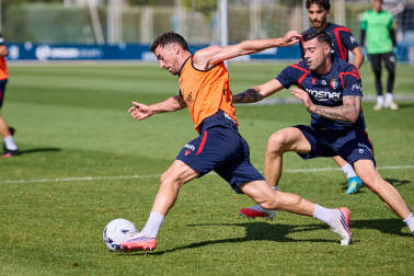 Fotos del entrenamiento de Osasuna de este lunes 7 de septiembre