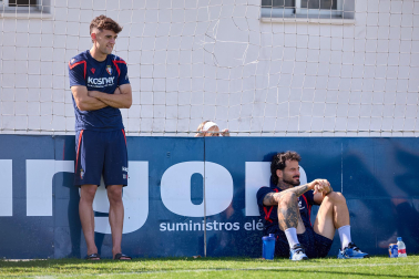 Fotos del entrenamiento de Osasuna de este lunes 7 de septiembre