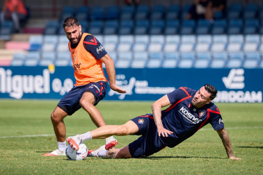 Fotos del entrenamiento de Osasuna de este lunes 7 de septiembre