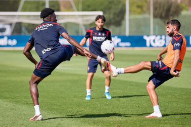 Fotos del entrenamiento de Osasuna de este lunes 7 de septiembre