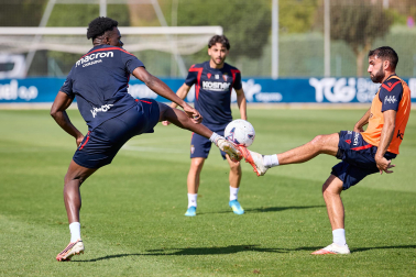 Fotos del entrenamiento de Osasuna de este lunes 7 de septiembre
