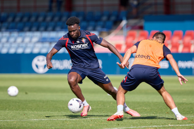 Fotos del entrenamiento de Osasuna de este lunes 7 de septiembre
