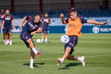 Fotos del entrenamiento de Osasuna de este lunes 7 de septiembre