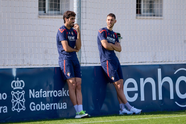 Fotos del entrenamiento de Osasuna de este lunes 7 de septiembre