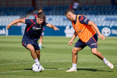 Fotos del entrenamiento de Osasuna de este lunes 7 de septiembre
