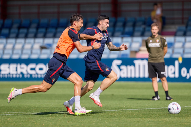 Fotos del entrenamiento de Osasuna de este lunes 7 de septiembre