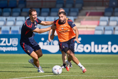 Fotos del entrenamiento de Osasuna de este lunes 7 de septiembre
