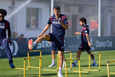 Fotos del entrenamiento de Osasuna de este lunes 7 de septiembre
