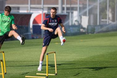 Fotos del entrenamiento de Osasuna de este lunes 7 de septiembre