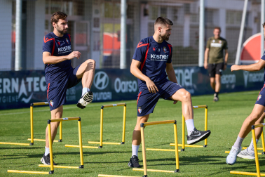 Fotos del entrenamiento de Osasuna de este lunes 7 de septiembre