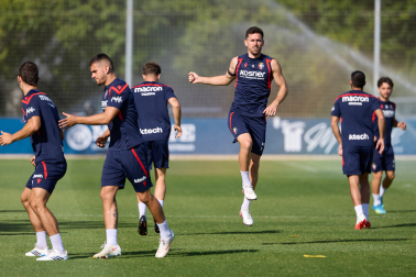 Fotos del entrenamiento de Osasuna de este lunes 7 de septiembre