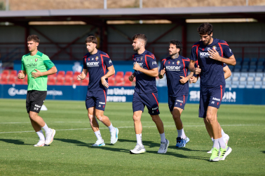 Fotos del entrenamiento de Osasuna de este lunes 7 de septiembre