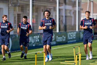 Fotos del entrenamiento de Osasuna de este lunes 7 de septiembre
