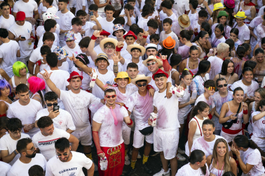 Azagra inició sus fiestas de 2026 con el lanzamiento del cohete este lunes, 7 de septiembre