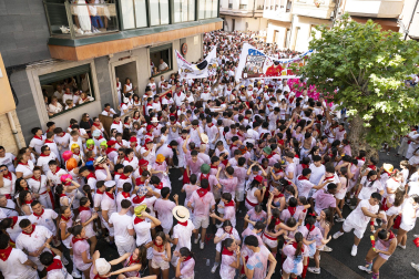 Azagra inició sus fiestas de 2026 con el lanzamiento del cohete este lunes, 7 de septiembre