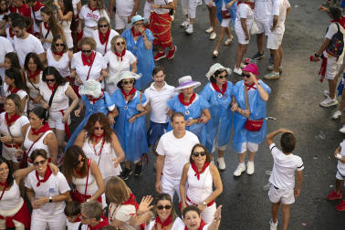 Azagra inició sus fiestas de 2026 con el lanzamiento del cohete este lunes, 7 de septiembre