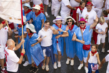 Azagra inició sus fiestas de 2026 con el lanzamiento del cohete este lunes, 7 de septiembre