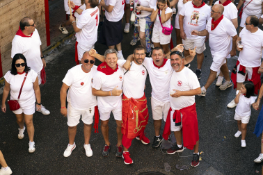 Azagra inició sus fiestas de 2026 con el lanzamiento del cohete este lunes, 7 de septiembre