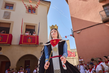 Fotos del cohete de inicio de fiestas en Cáseda