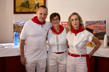 Fotos del cohete de inicio de fiestas en Cáseda