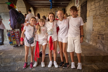Fotos del cohete de inicio de fiestas en Cáseda