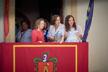 Fotos del cohete de inicio de fiestas en Cáseda
