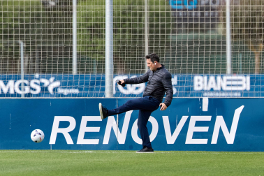 Foto del entrenamiento de Osasuna este 10 de septiembre