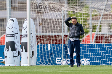 Foto del entrenamiento de Osasuna este 10 de septiembre