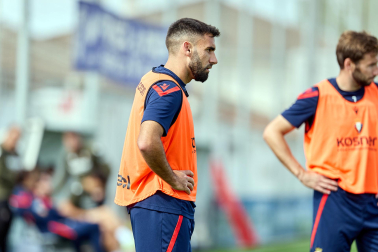 Foto del entrenamiento de Osasuna este 10 de septiembre