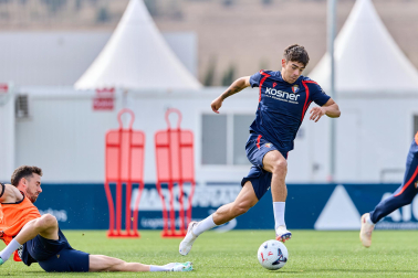 Foto del entrenamiento de Osasuna este 10 de septiembre