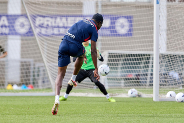 Foto del entrenamiento de Osasuna este 10 de septiembre