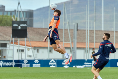 Foto del entrenamiento de Osasuna este 10 de septiembre