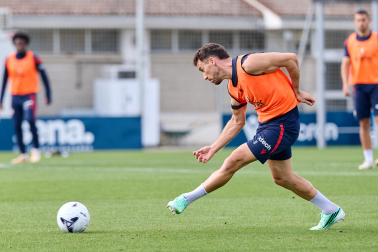 Foto del entrenamiento de Osasuna este 10 de septiembre
