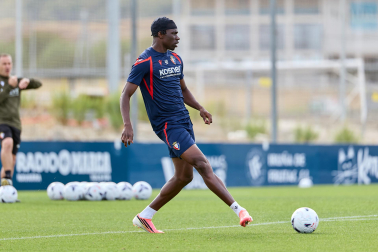 Foto del entrenamiento de Osasuna este 10 de septiembre