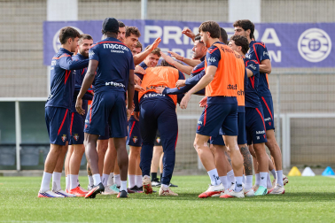 Foto del entrenamiento de Osasuna este 10 de septiembre