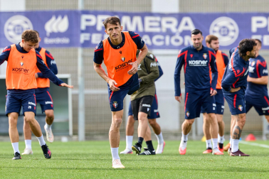 Foto del entrenamiento de Osasuna este 10 de septiembre