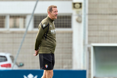 Foto del entrenamiento de Osasuna este 10 de septiembre