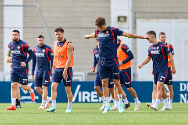 Foto del entrenamiento de Osasuna este 10 de septiembre