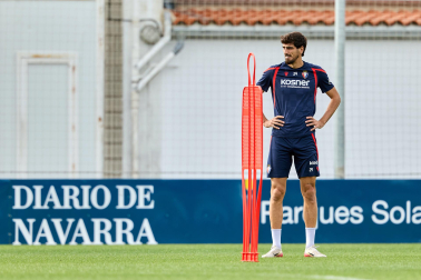 Foto del entrenamiento de Osasuna este 10 de septiembre