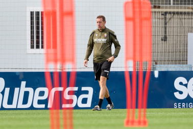 Foto del entrenamiento de Osasuna este 10 de septiembre