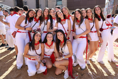 Inicio de las fiestas patronales 2026 en la localidad de Cárcar con el cohete