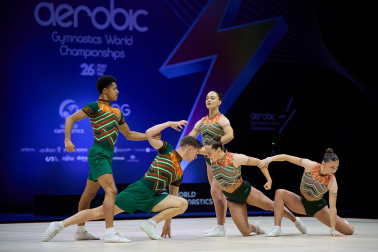 Fotos del Campeonato del Mundo de Gimnasia Aeróbica en Pamplona