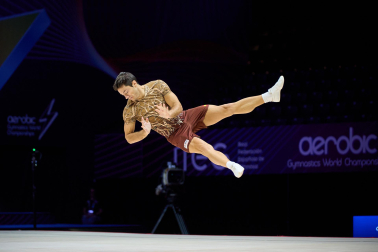 Fotos del Campeonato del Mundo de Gimnasia Aeróbica en Pamplona