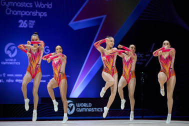 Fotos del Campeonato del Mundo de Gimnasia Aeróbica en Pamplona