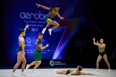 Fotos del Campeonato del Mundo de Gimnasia Aeróbica en Pamplona