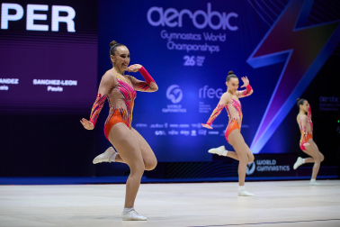 Fotos del Campeonato del Mundo de Gimnasia Aeróbica en Pamplona