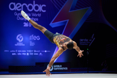 Fotos del Campeonato del Mundo de Gimnasia Aeróbica en Pamplona