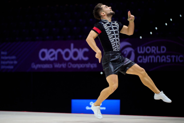 Fotos del Campeonato del Mundo de Gimnasia Aeróbica en Pamplona