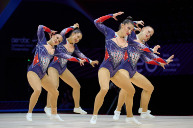 Fotos del Campeonato del Mundo de Gimnasia Aeróbica en Pamplona