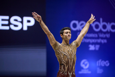 Fotos del Campeonato del Mundo de Gimnasia Aeróbica en Pamplona